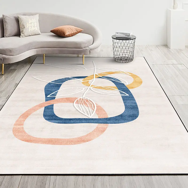 

Modern Minimalist Morandi Living Room Large Area Carpet Nordic Style Bedroom Study Rug Sofa Coffee Table Floor Mats Entrance Mat
