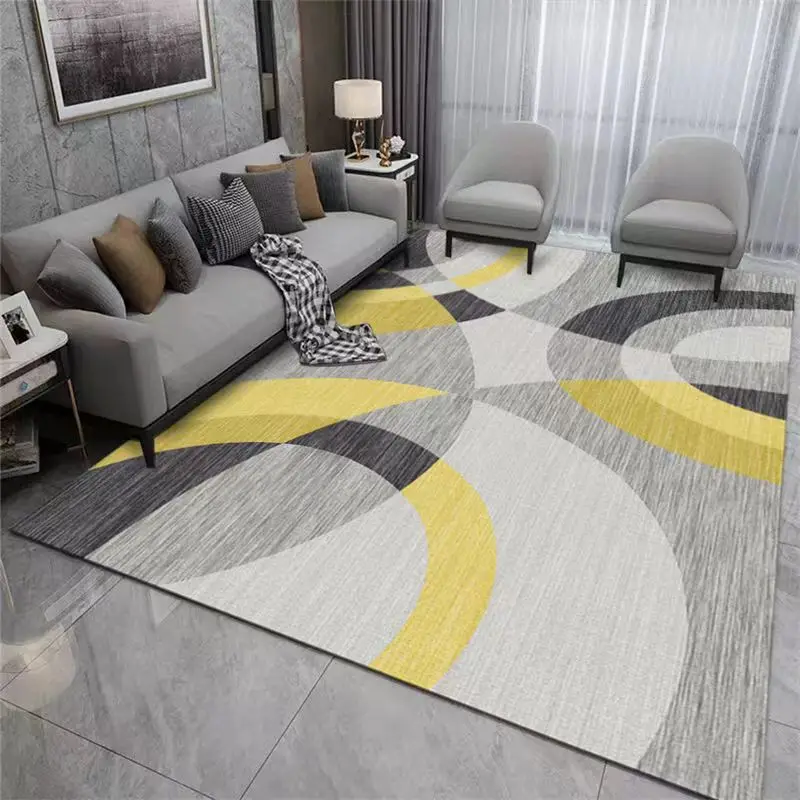 

Household French Fluffy Large Area Living Room Carpet Simple Washable Bedroom Decorative Rug Thickened Plush Cloakroom Carpets