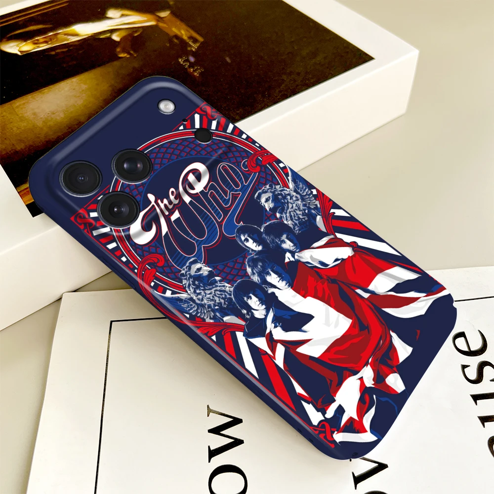 Чехол для телефона The W-Who Band для iPhone 17 16 15 14 13 12 11 E Plus Pro Max Mini, глянцевый, HD, жесткий, с защитной пленкой (art.: 3920dc4dfcc4d) - 3920dc4dfcc4d