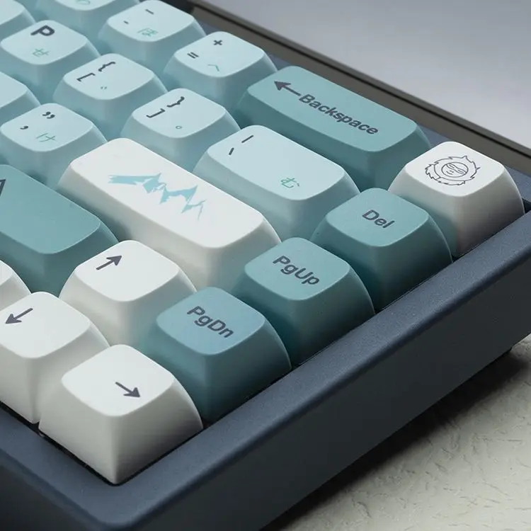 

XDA Ice berg Keycaps PBT English 125 keys for DIY Layout Mechanical Keyboard Customize Key Cap