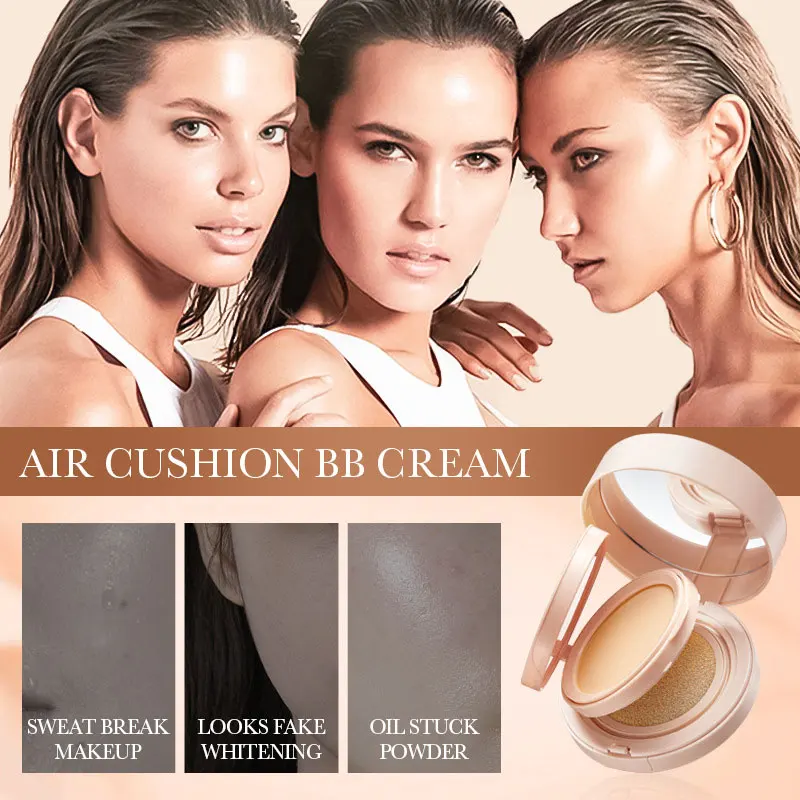 Фото SADOER Powder Air Cushion Flawless BB Cream 2 в 1: Стойкий консилер и тональный крем №5