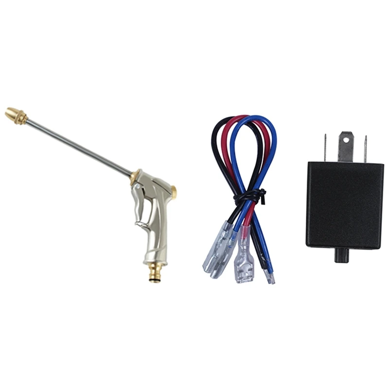 

Car High Pressure Cleaning Water Electric Washing Machine Spray Nozzle & 3 Pin Adjustable Electronic LED Flasher Relay