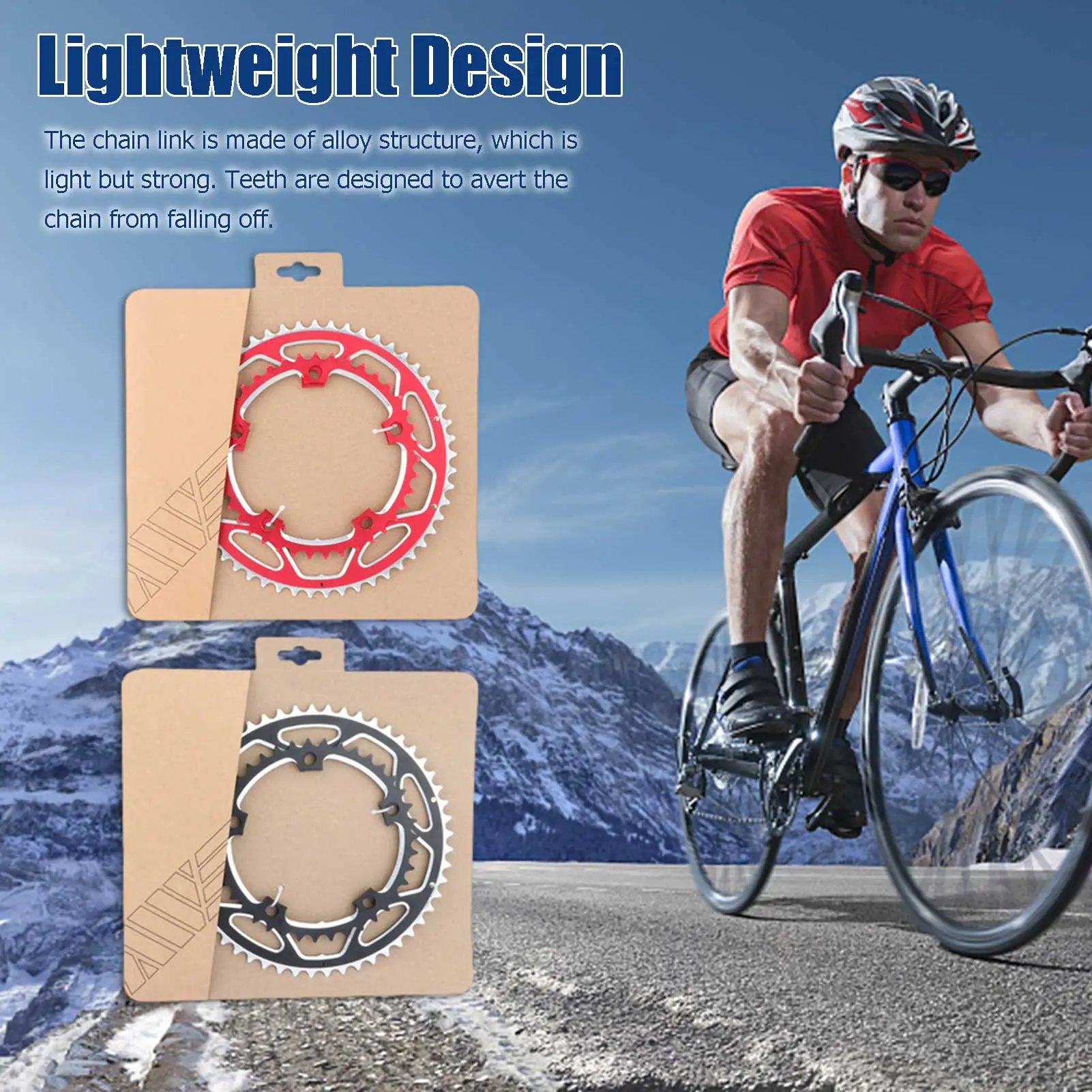 

Двойная дисковая звезда BCD 130 53T 39T, складная велосипедная звезда, алюминиевая двойная скорость C NC 3/32