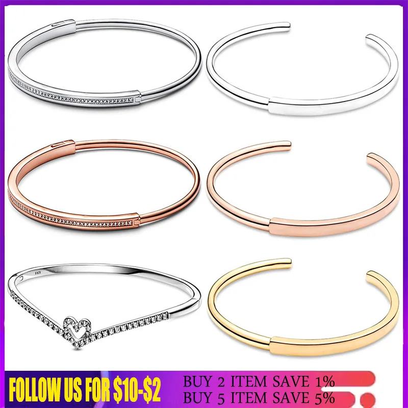 

Женский браслет из серебра 925 пробы с фирменным планшетом