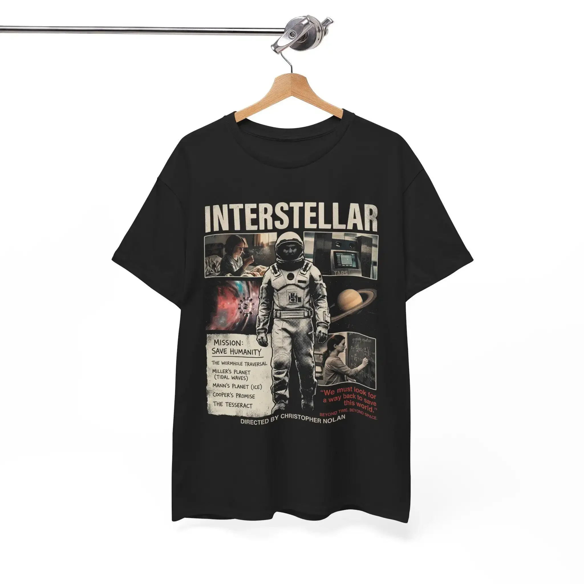 Футболка Interstellar, футболка с изображением из научно-фантастического фильма Кристофера Нолана, футболка с изображением астронавта Тарса и тессеракта. (art.: 3920dca2b3e78) - 3920dca2b3e78