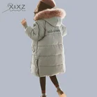 Стеганая куртка для девочек средней и длинной, утепленная Студенческая стеганая куртка, детская зимняя куртка для девочек, новинка 2022, Свободное пальто