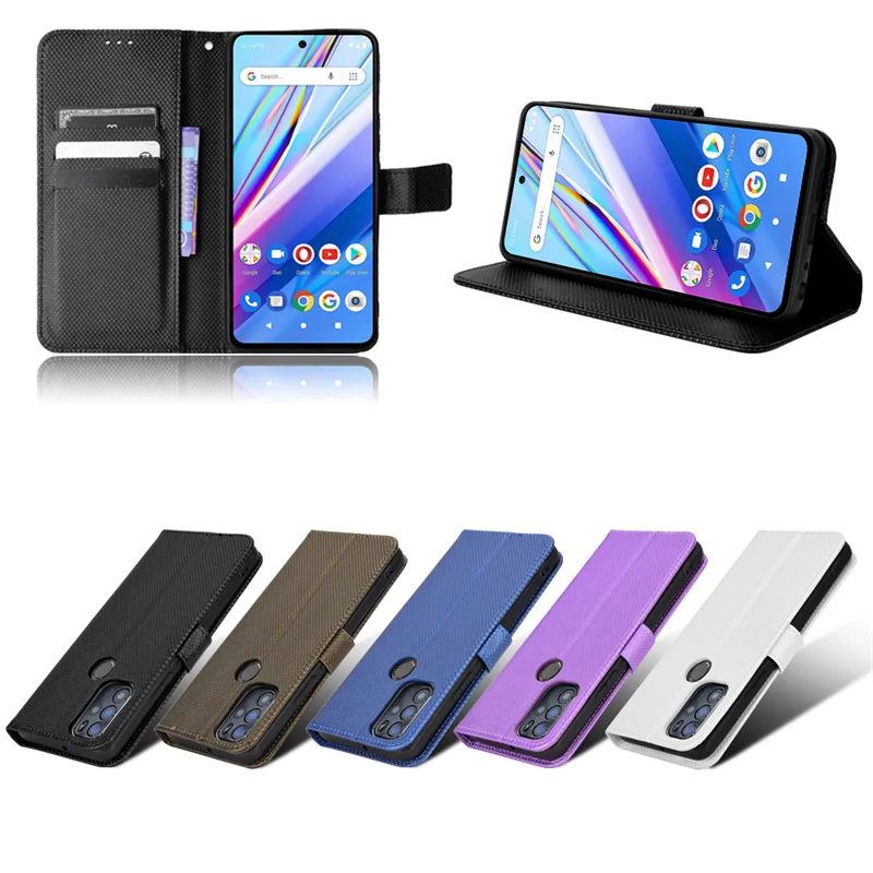 Чехол для BLU G91 Pro V2156A Роскошный чехол-книжка из искусственной кожи с отделениями