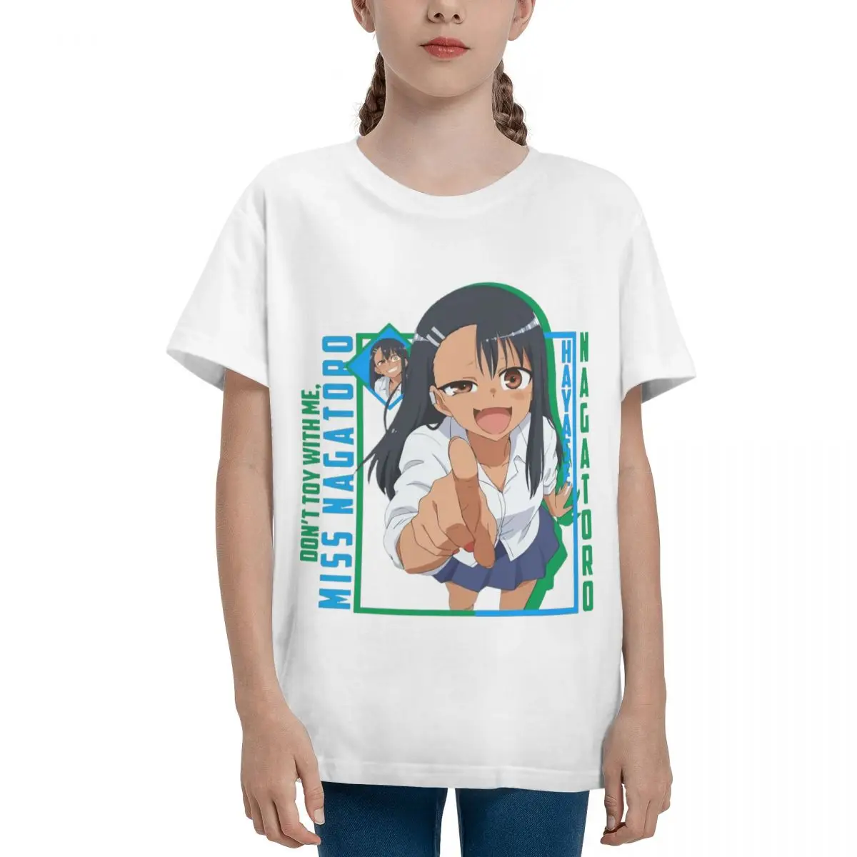 Футболка с коротким рукавом и надписью Don T Toy With Me Miss Nagatoro Hayase Teeanger