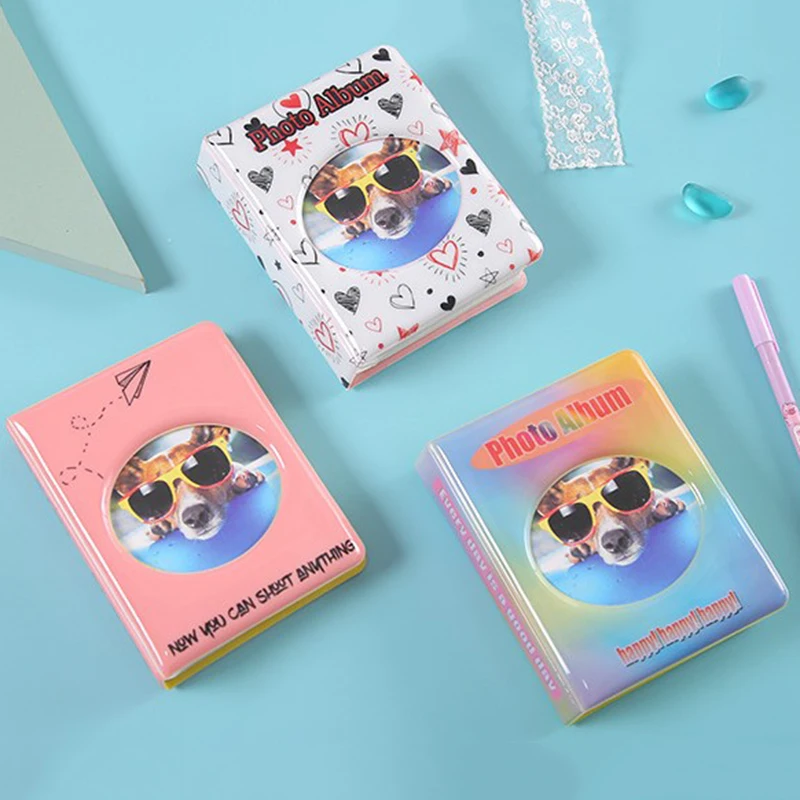 

Cartoon Album Holds 64 Mini Photos Instax Album Photo Album for Mini Fuji Instax & Name Card 7s 8 25 50s Mini Photo Album