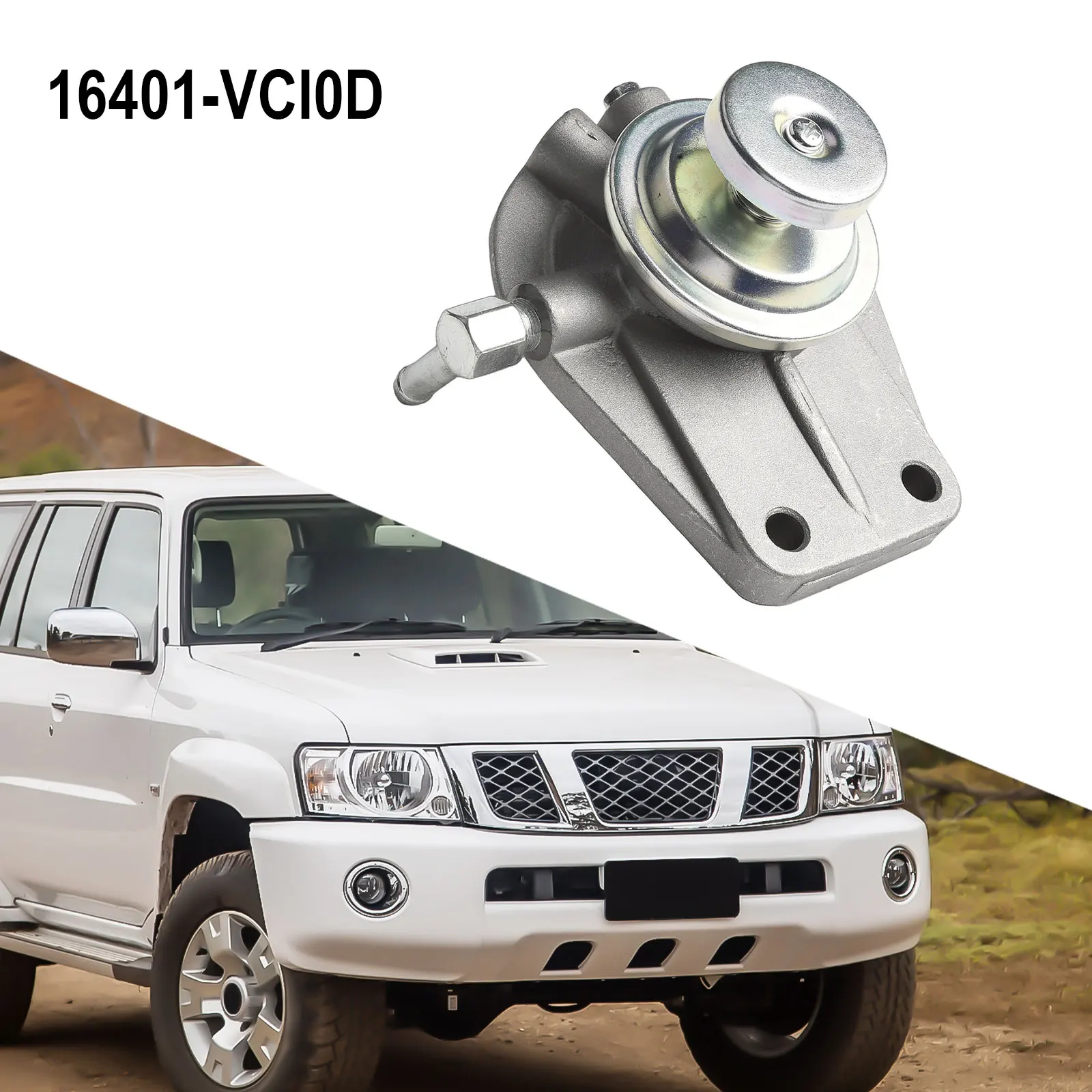 Черный пластиковый топливный фильтр подъемный насос-праймер для Nissan Patrol GU Y61 ZD30