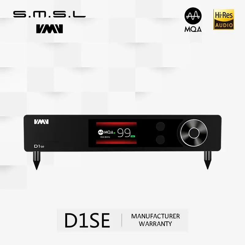 SMSL VMV D1SE Высококачественный аудио ЦАП MQA 768 кГц 32 бит XMOS Bluetooth5.0 USB оптический