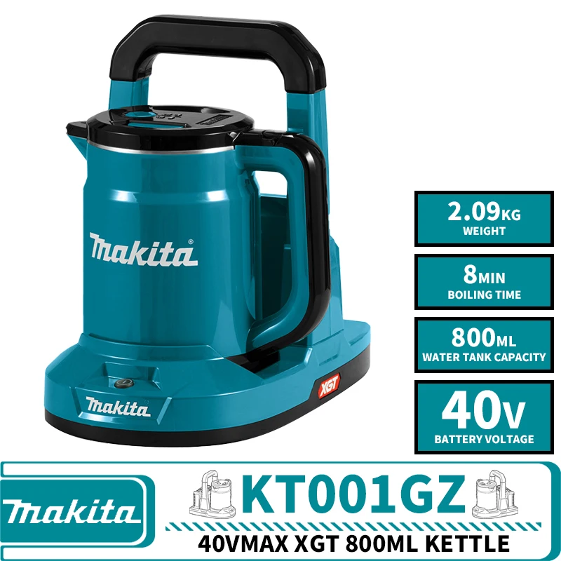 

Makita KT001GZ XGT 800 мл чайник 40 в литиевые электроинструменты