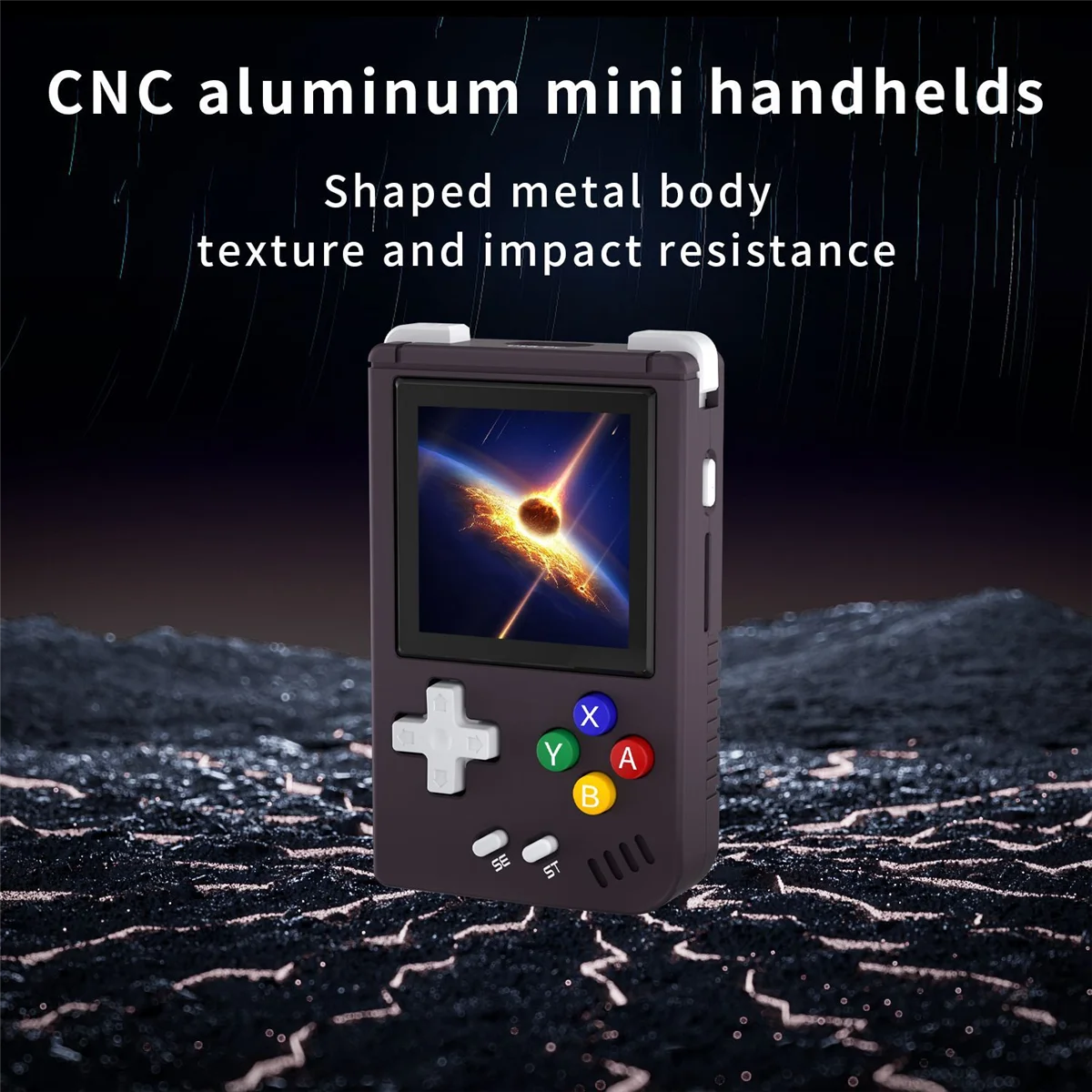 

RG Nano Mini Retro Handheld Game Console 128G 1.54In Screen Linux System Portable Classic Gaming Player Children's GiftB