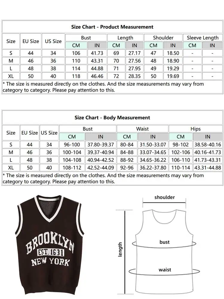ZAFUL Sweater Vest for Men Letter Cricket Sleeveless Sweater Autumn Winter V-Neck Streetwear Unisex Pullover Vest for Matching