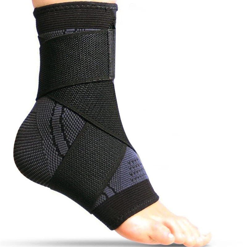 

Ankle Brace Compression Sleeve-Relieves Achilles Tendonitis, Joint Pain, Plantar Fasciitis Sock with Foot Arch Support