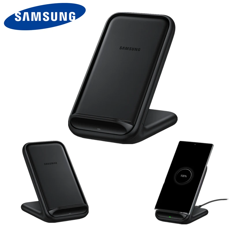 

Original 15W Samsung Fast Wireless Charger Stand For Galaxy S22 S21 S20 Ultra S10 S9 S8 Plus Note8 9/iPhone 12 13,Qi,EP-N5200