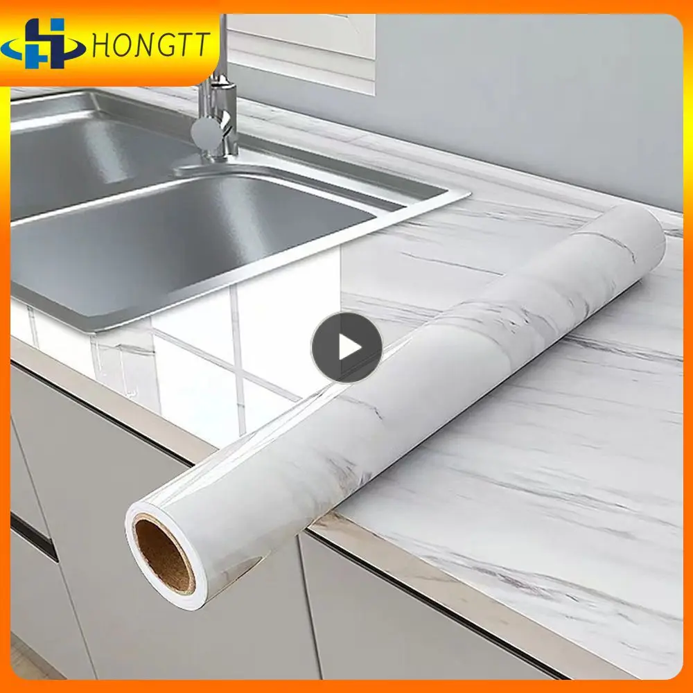 

1~10PCS Oil-proof Marble Design Waterproof Contact Paper Multi Scenario Usage Kitchen Oil Proof Wall Sticker Fashion