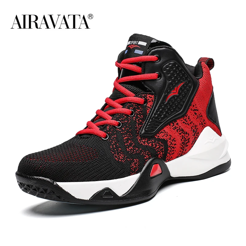 Cushioned Basketball Shoes Men's Sneakers Non-Slip Wearable Sports Shoes Gym Training Athletic Sneakers for Women