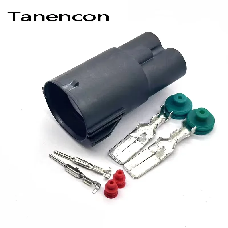 

1 комплект, 4-контактный автоматический водонепроницаемый разъем высокой мощности, розетка вентилятора радиатора автомобиля для Mazda Ford Volvo 7282-8598-30 7282-8497-90