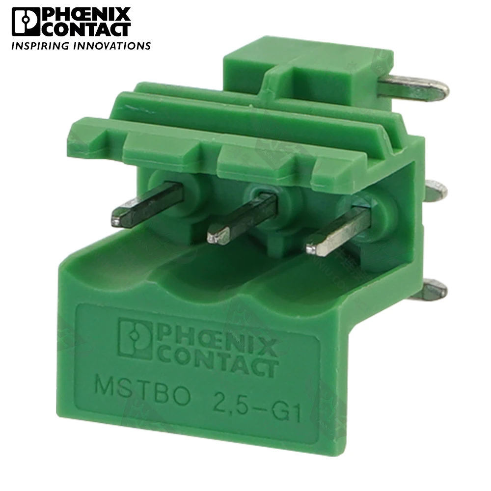 

Оригинальный подлинный контактный разъем Phoenix 5,0 мм, подключаемый штекер для печатной платы, Клеммная колодка с 3 контактами MSTBO 2,5 G1R 5,0 1861031 12A 320V