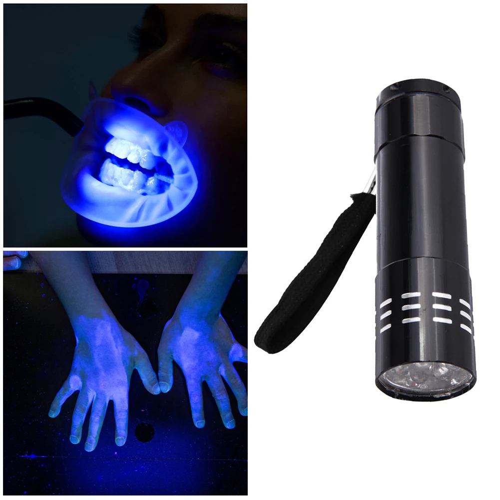 Светодиодный фонарик УФ фонарь ультрафиолетовая лампа 395 нм