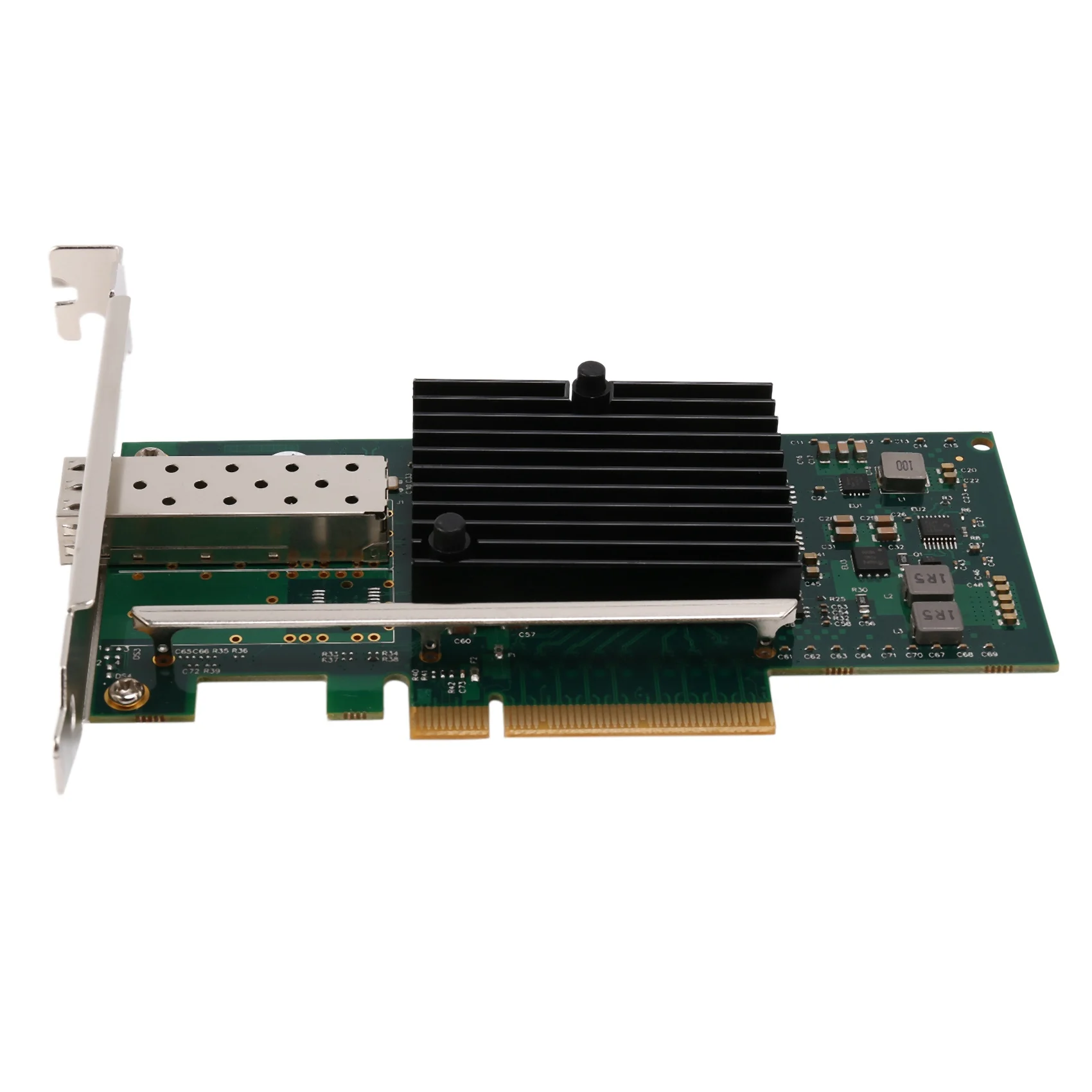 PCI-E X8 10-гигабитная волоконная сетевая карта PCIe 10GbE SFP + Серверная 82599EN | Компьютеры и