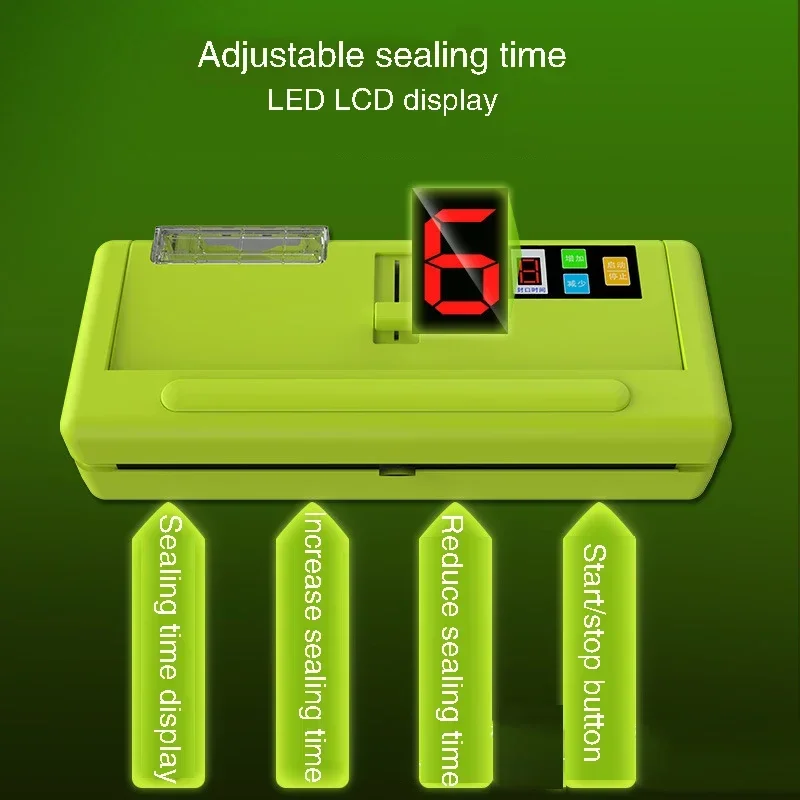 Машина для вакуумной запайки упаковочная машина небольшой бытовой бесшумный