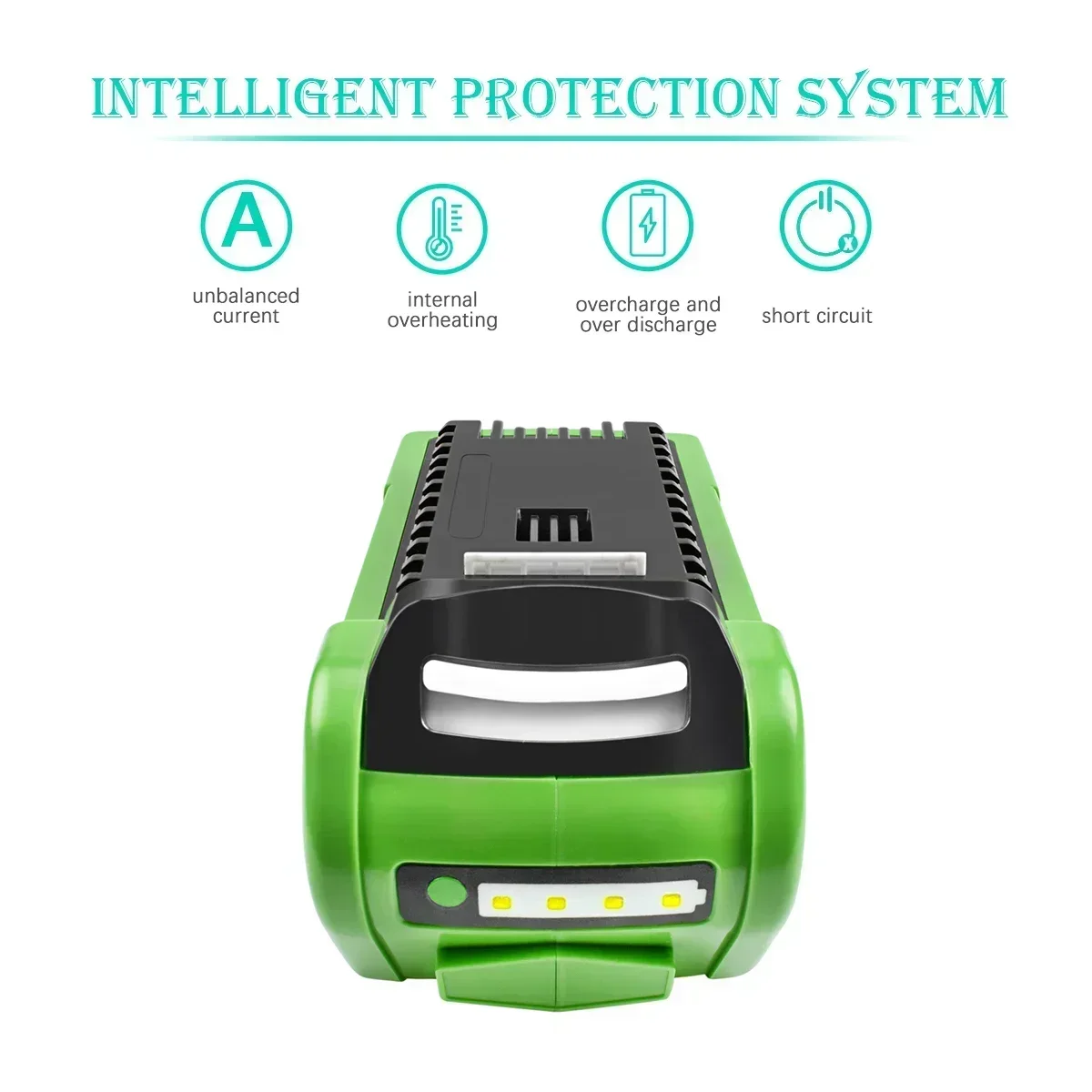 Аккумуляторная батарея для Greenworks 40 В G-MAX 6ah 29252 22262 25312 25322 20642 22272 27062 y 21242 Сменная