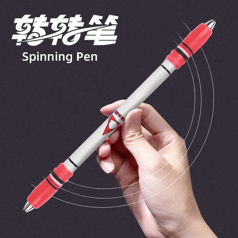 Ручка, вращающаяся модель, элегантные кавайные канцелярские принадлежности для школы 2022, необычные красивые ручки, идеи для рождественских...