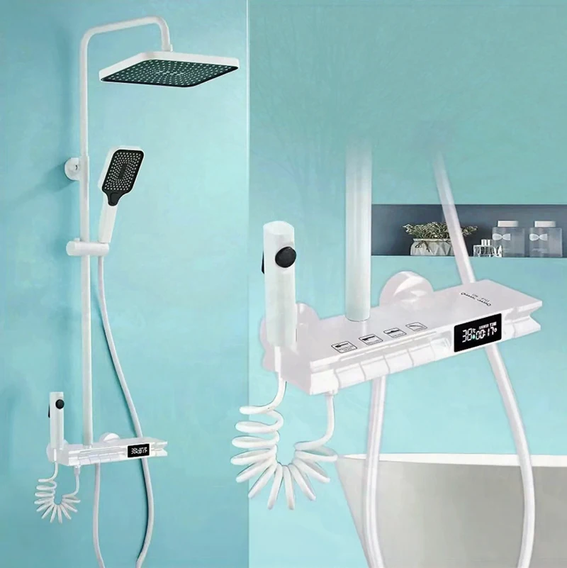 Рисунок 2 - Новый Белый душевой набор с пианино для ванной комнаты