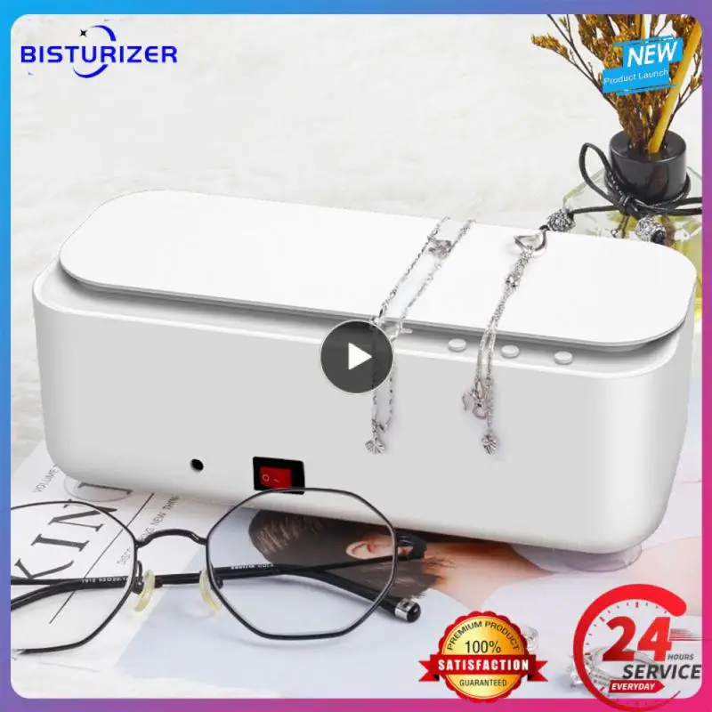 

Cleaning Machine Washing Jewelry Glasses High Frequency Vibration Cleaning Device Ultrasonic Portable Wash Cleaner 45000hz Small