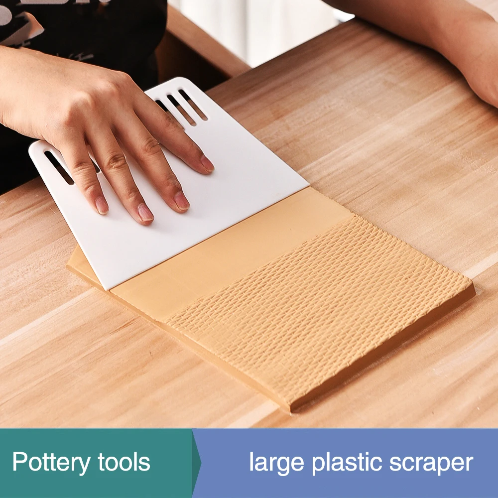 2 шт. трапециевидный пластиковый скребок для керамики | Дом и сад