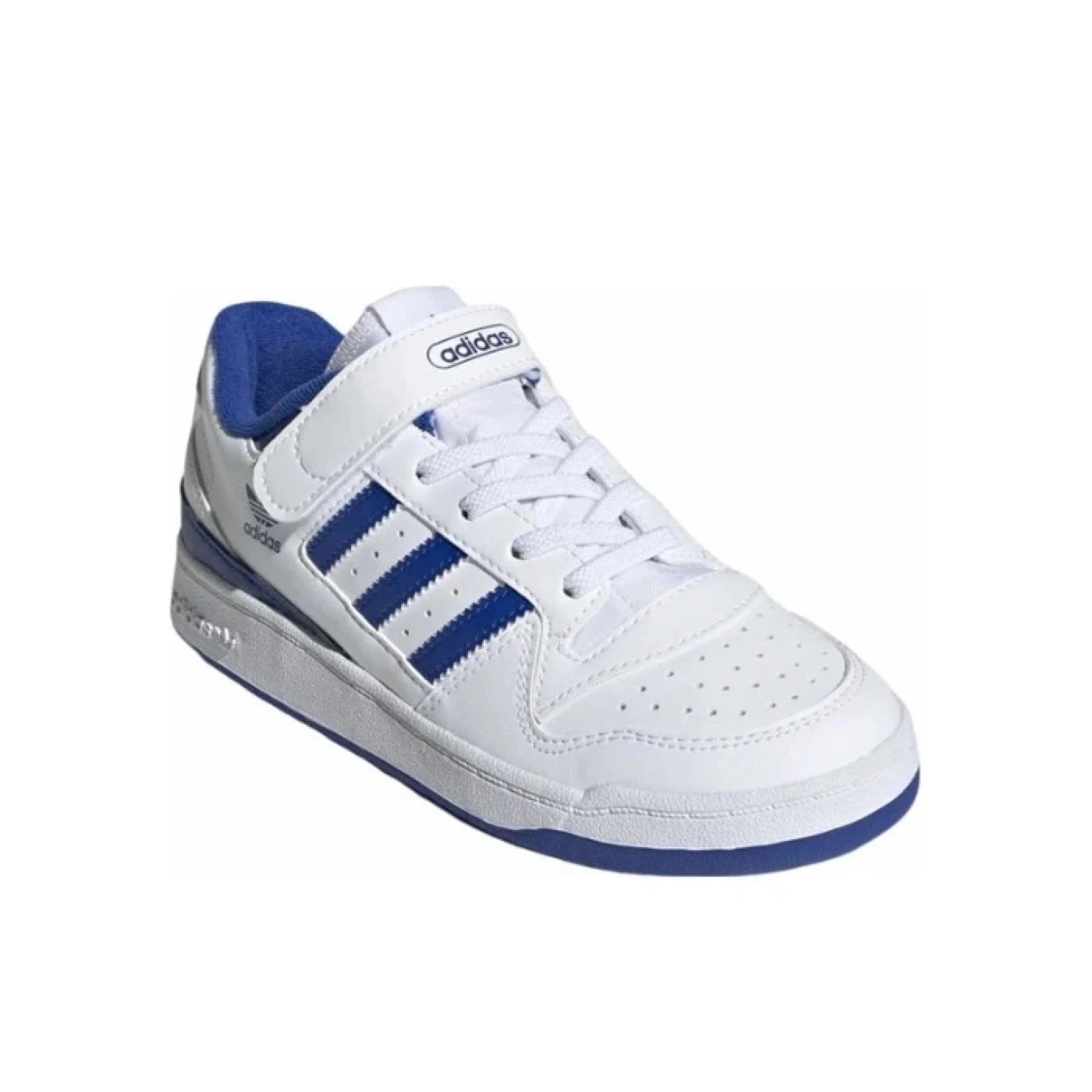 Adidas Forum Low Children's Cricket Shoes Clover Boy and Girls Classic Versatile Non-slip Breathable Sneaker