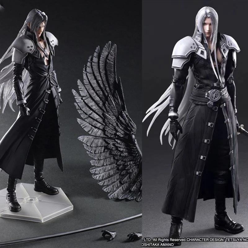 

Play Arts Kai Final Fantasy VII Sephiroth Figure PA Cloud Strife 28cm Doll Toys