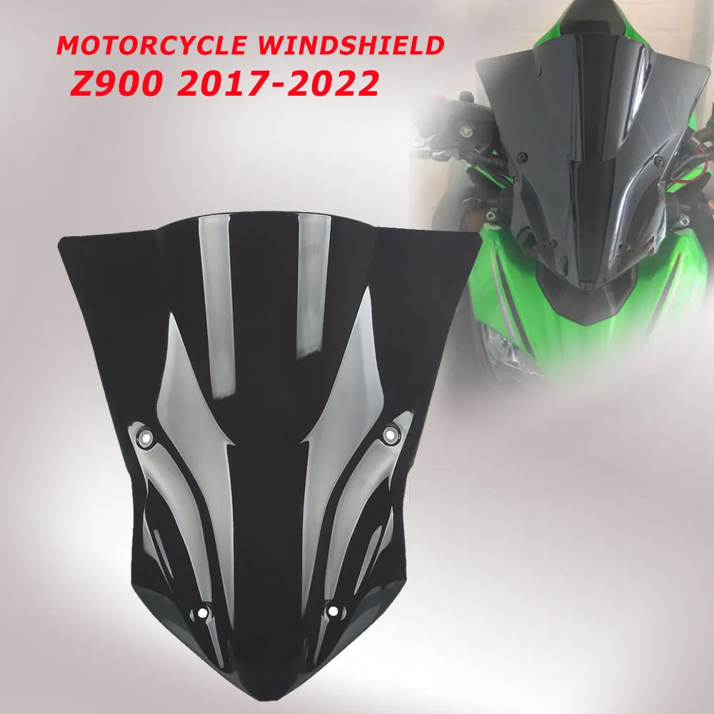 

Новые аксессуары для мотоциклов Z900, ветровое стекло, отражатель козырька ветрового стекла для KAWASAKI Z-900 Z 900 Z650 2017-2022 2021 2020 2019