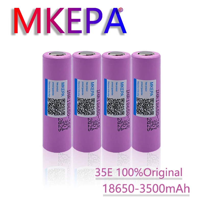 

1-20New35E driving force 18650 lithium battery 3500mah 3.7V 25A high-power 18650 electric tool18650 battery3500mah output35E INR