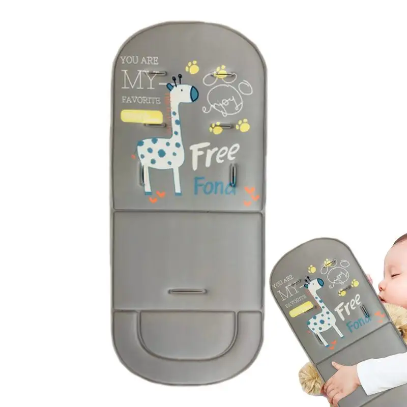 

Stroller Seat Pad Stroller Mattress Pad Car Seat Trolley Cart Seat Cushion Mat Cute Cartoon Patterns Easy To Remove And Wash