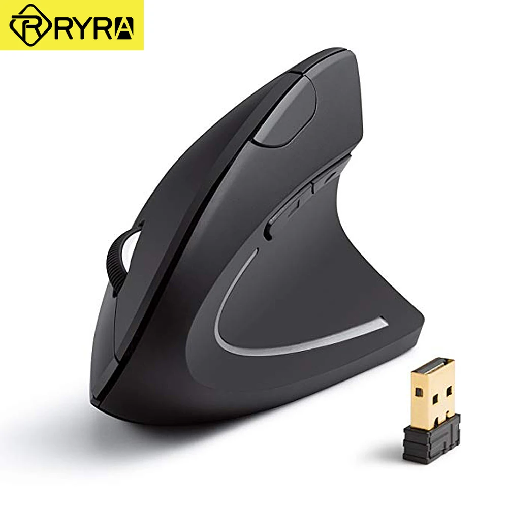 

Creative Practical Computer Supplies Cool Shark Fin Ergonomic Comfortable Vertical Wireless Mouse Prevent Carpal Tunnel Syndrome