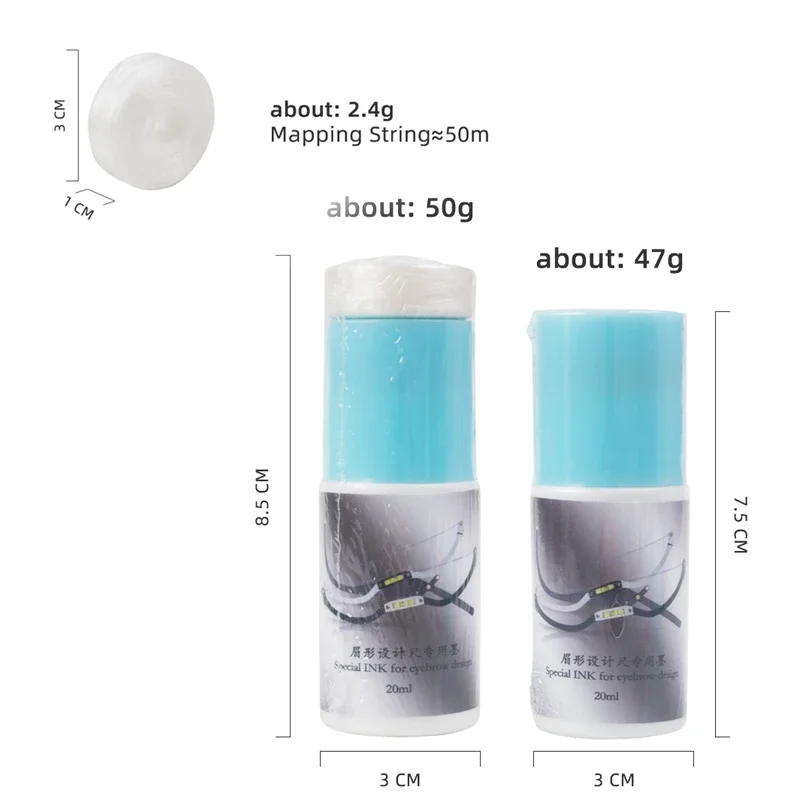 Струна для картографирования бровей с чернилами 30/50 м