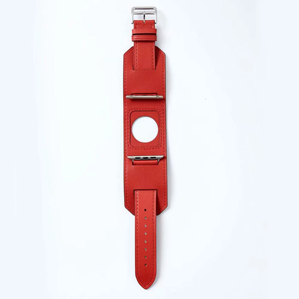 Ремешок из коровьей кожи для Apple Watch Band 45 мм 41 мм 49 мм 44 мм 40 мм 42 38 мм, сменный Браслет для iWatch Ultra 876543SE (art.: 3920bf69abd71) - 3920bf69abd71