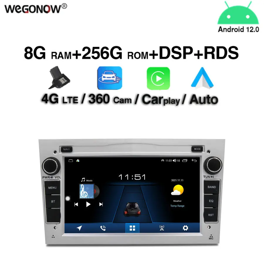 

7862 8G+256G DSP Carplay Android 12.0 IPS Car DVD Player GPS WIFI Bluetooth RDS Radio For Opel Zafira Vectra Antara Astra Combo