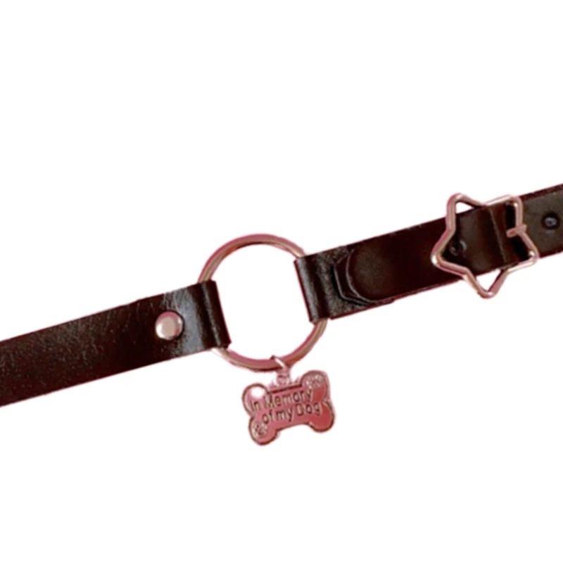 Регулируемый сексуальный воротник в стиле стимпанк ожерелье из искусственной