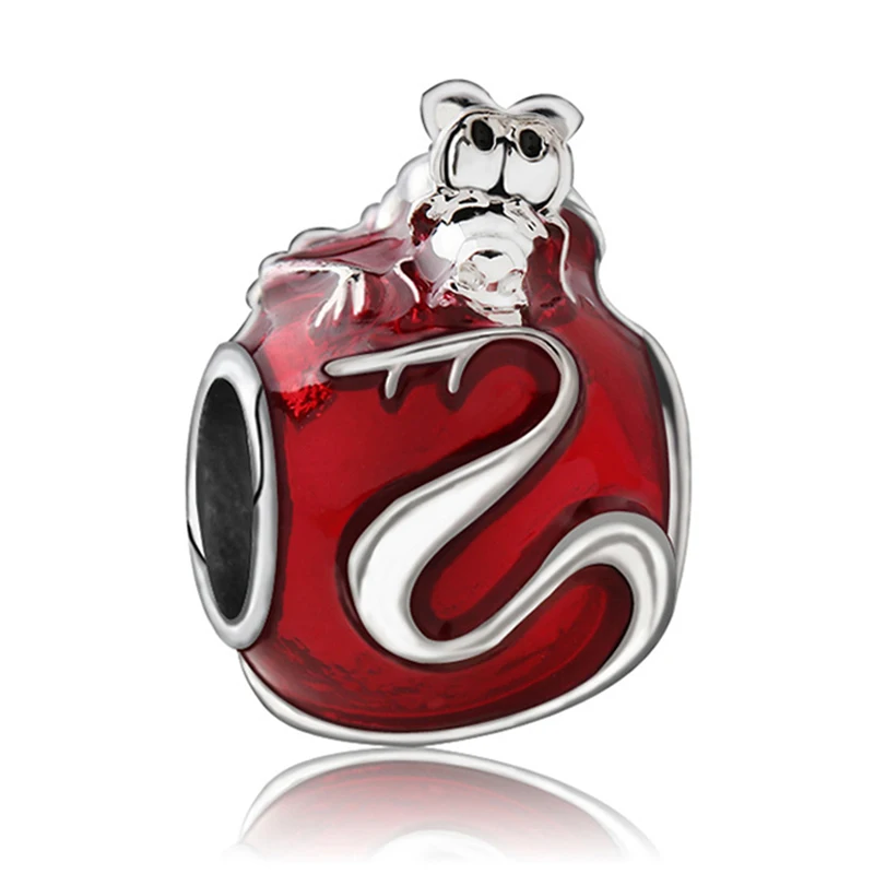 Женские шармы-браслеты с мультяшным принтом «дракон»