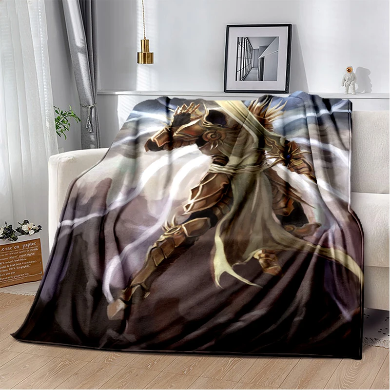 

Sofa Travel household blankets for beds, Diablo custom blanket Air travelblanket cartoon blanket anime flannel blanket