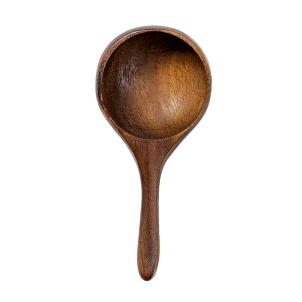 

Wooden Measuring Coffee Bean Kitchen Serving Ladle Kitchen Soup for ( Mixed Color )