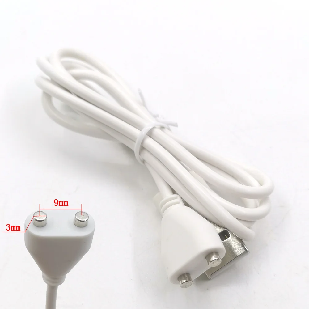 2pin Magnetic Charging Cable center spacing 5mm 6/7/8/9/10mm Magnet Suctio USB Power charger for Beauty instrument Smart device images - 6