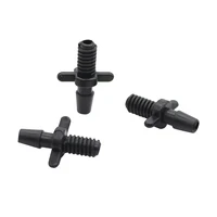 18 straight connector with thread pvc pipe drip irrigation fittings for garden greenhouse 35mm hose barbed connector 500