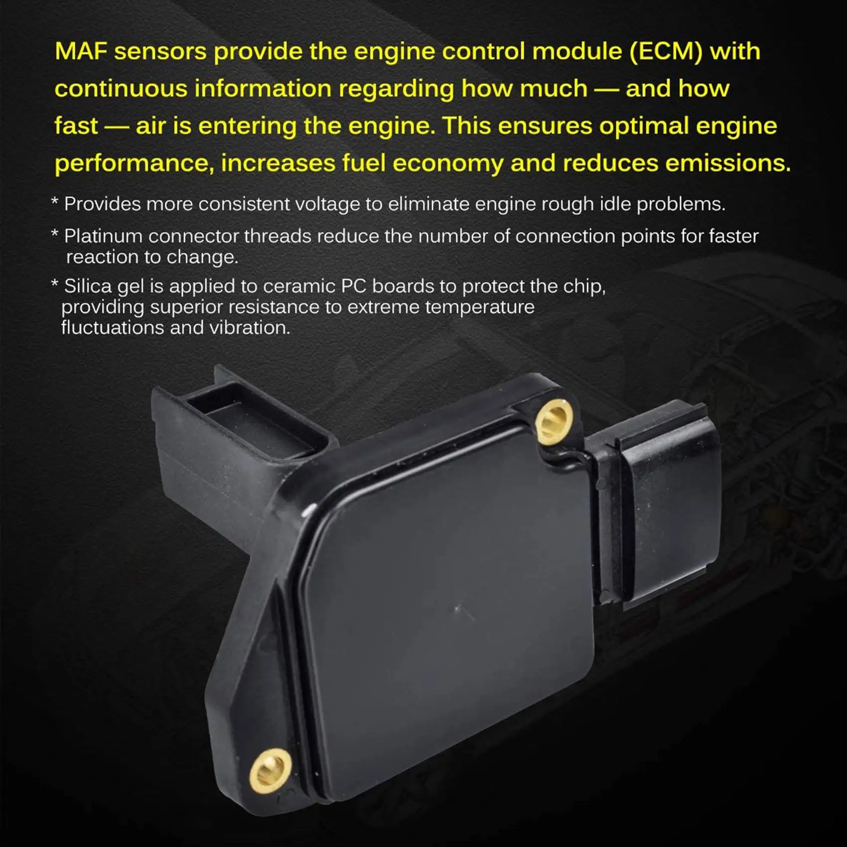 Датчик массового расхода воздуха MAF 22680-5J000 для Frontier Pathfinder марок Quest Xterra Ford Mustang Mercury