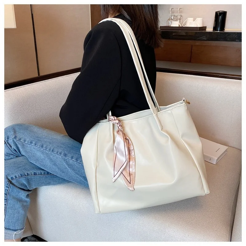 

2022 New Women's Bag Trendy Fashion Simple Wide-shoulder Tote Bag High-quality Women's Casual Large-capacity Shoulder Bag Women