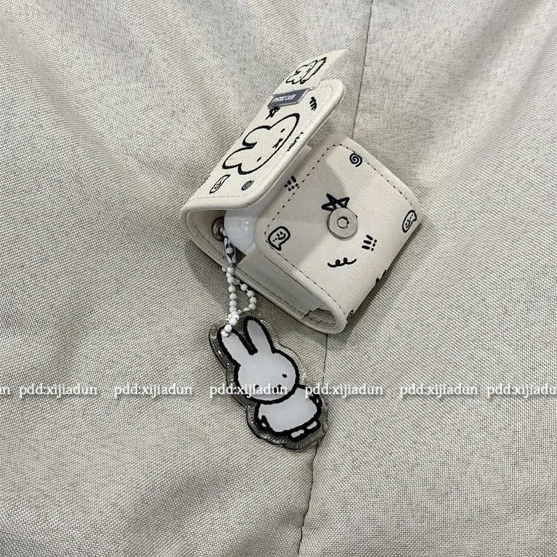 Kawaii Cortical Miffy Rabbit Airpods 4 защитный чехол для Airpod Pro 2 наушников Apple подарочные игрушки